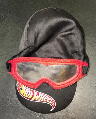 Vintage Hot Wheels Hat Cap Baseball Glasses Goggles Logo Adult One Size - Image 1 of 4