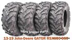 25X8x12 25X10x12 Set 4 Atv Solid Mud Tires Fit 13-19 John-Deere Gator Rsx850 860