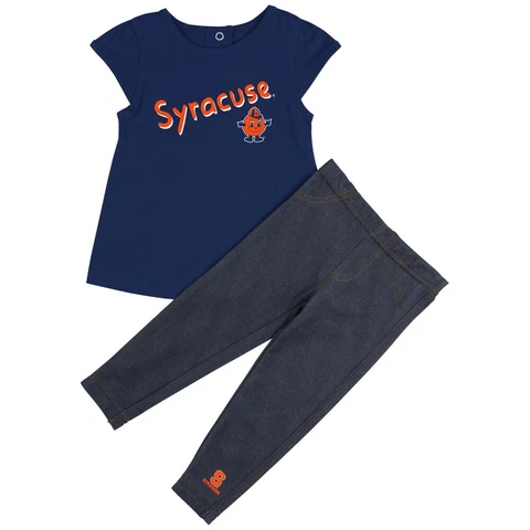 Syracuse University Girls' Tee Shirt and Jeggings Set Cover