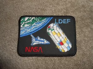 NASA, LDEF, STS-41C, LONG DURATION EXPOSURE FACILITY, IRON ON PATCH 4" - Picture 1 of 2