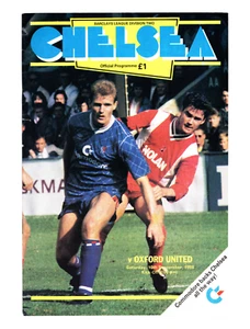 Chelsea FC v Oxford United 1988-1989 Division Two 10/9/1988 - Picture 1 of 1