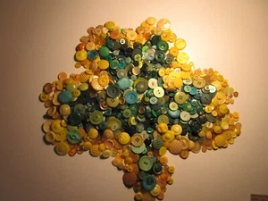 Buttons St. Patrick's Day Colors Green Yellow Large Lot 750+ $6Sh - Picture 1 of 12