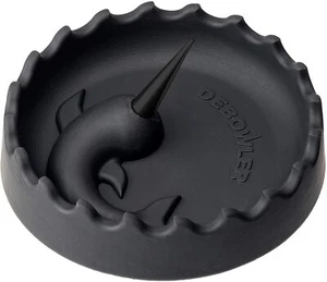 Debowler Narwhal Silicone Ashtray w/ Anodized Billet Aluminum Cleaning Poker - Picture 1 of 21