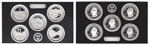 2014 S Silver Proof America Beautiful quarter National Parks Quarters ATB Set - Picture 1 of 1