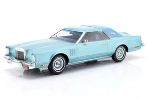 MCG 1978 Lincoln Continental Mark V azzurro metallizzato 1:18 MCG18369 - Foto 1 di 3