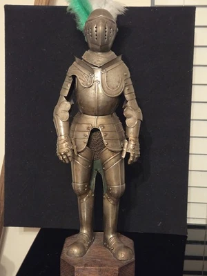 Antique 19th Century Miniature Suit of Armor Armour Hand forged steel Look! - Image 1 of 4