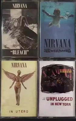 4PCS Nirvana Nevermind Album Cassette Tape Songs Cassette Tapes Retro gift NEW - Image 1 of 4