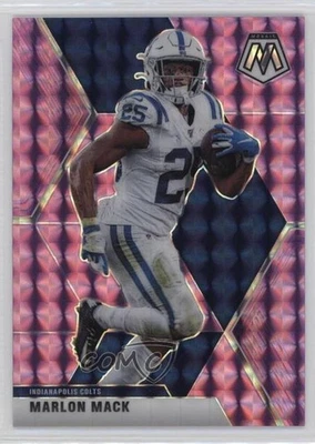 2020 Panini Mosaic Purple Mosaic Prizm /49 Marlon Mack #92 - Image 1 of 2
