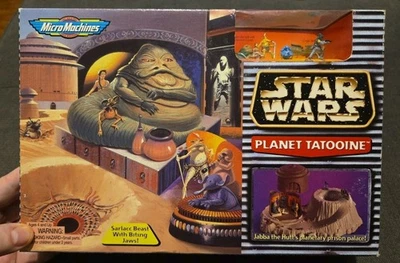 Micro Machines Star Wars Planet Tatooine Jabba The Hutt Palace Sarlac Vtg ROTJ - Imagem 1 de 4