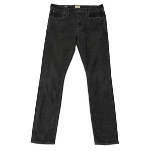 J Crew Corduroy Pants Mens Size 33 x 32 Gray Skinny Fit Casual Career Style 250 - Picture 1 of 7