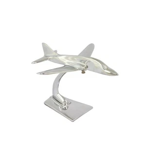 BAE Systems HAWK (Red Arrows) Model Display Aircraft Polished Aluminium NEW IN - Picture 1 of 5