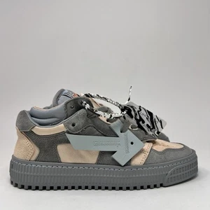 Off-White Off Court 3.0 Women's Suede Sneakers Size 6 US/ 36 EU Pink Grey - Picture 1 of 9