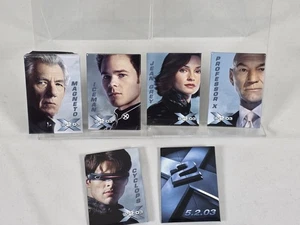 X-Men X2 6 Film Promo Button Set - 2003 Magneto Cyclops Professor X Jean Grey - Bild 1 von 12