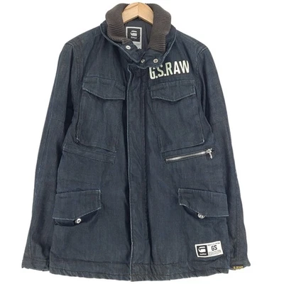 Chaqueta G-Star Ewing Trooper Denim Azul Transpirable Informal Para Hombre Wa3 Talla L Grande Foto 1 de 4