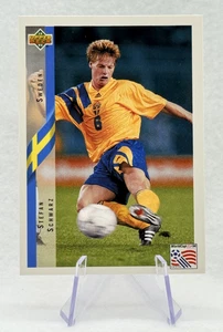Stefan Schwarz 1994 Upper Deck World Cup USA English/Spanish #91 Sweden - Picture 1 of 2