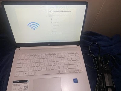 HP 14-DF0011WM 14 Inch (64GB, Intel Pentium, 4GB) Notebook/Laptop Silver. - Image 1 of 2