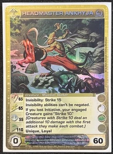 NM Chaotic Headmaster Ankhyja Rise of the Oligarch Ultra Rare Max C, W, S - Imagen 1 de 3