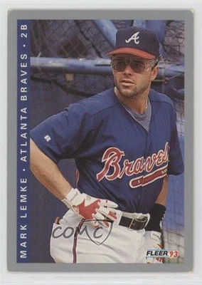 1993 Fleer Mark Lemke #368 - Image 1 of 2