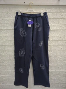 NEW Punkandyo P&Y Star Sweat Pants Embroidered Logo Men's Size Large - Picture 1 of 6
