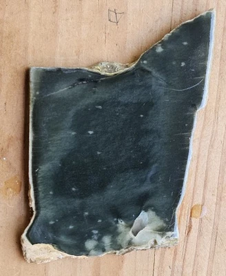 Nephrite Jade Olive Color Wyoming Lapidary Slab 48 Grams - Image 1 of 4