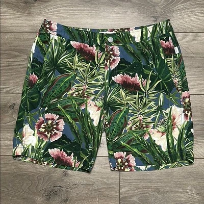 Bañador Onia Calder 7.5" Forrado Verde Floral Talla 30 Foto 1 de 4