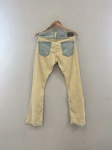 Distressed Jeans Velvet Daniele Alessandrini Japan Y2K - Picture 1 of 12