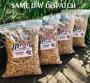 BUY 2 GET 1 FREE BBQ SMOKING WOOD CHIPS FOOD SMOKER WOOD CHIPS BEST QUALITY - Picture 1 of 9