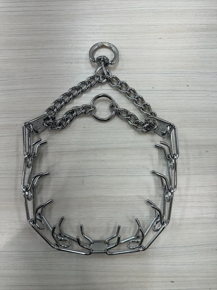 Punta de entrenamiento Herm Sprenger de acero cromado 23 pulgadas (58 cm) x 3,2 mm, plateada  Foto 1 de 3