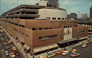 NEW YORK Port Authority Terminal Buildg. Amerika Postkarte USA Postcard ~1960/70 - Picture 1 of 2