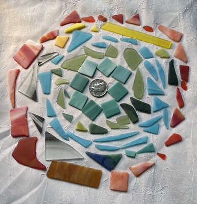 Sea Glass |multicolor | Machine Tumbled | Mosaic Craft - Image 1 of 4