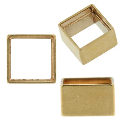 14K Yellow Gold Princess Bezel Low Base Head Setting Mounting 0.06ct - 2.00ct - Image 1 of 4