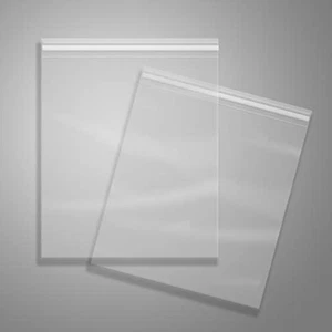- 500 Pcs - 14" X 20" Clear Cellophane Bags - Resealable Self Sealing Cello Poly - Picture 1 of 6