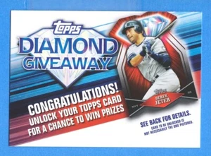 2011 Topps Diamond Giveaway #TDG7 Derek Jeter Yankees - Picture 1 of 1