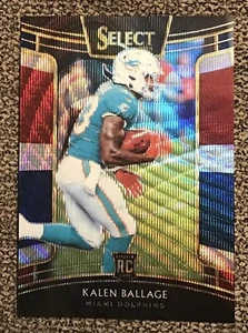 Miami Dolphins - Kalen Ballage - 2018 Panini Select Prizm #49 serial #'d /199 RC - Picture 1 of 2