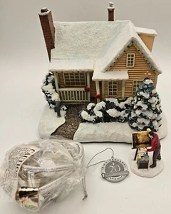 Hawthorne Village Thomas Kinkade beleuchtetes Weihnachtshaus mit Echtheitszertifikat - Bild 1 von 16