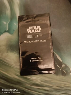 STAR WARS UNLIMITED SPARKS OF REBELLION WEEKLY PLAY PROMO BOOSTER PACK - Image 1 of 2