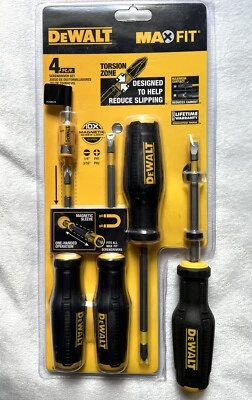 DeWALT  MAXFIT TIP SCREWDRIVER SET - 4PC DWHT62054 - Image 1 of 2