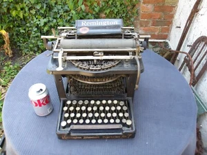 Antike Remington Standard Schreibmaschine Nr:7 Ersatzteile/Reparatur funktioniert ABER DETAILS LESEN - Bild 1 von 20
