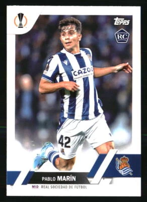 Pablo Marín 2022-23 Topps UEFA Club Competitions #145 SOCCER Card - Image 1 of 2
