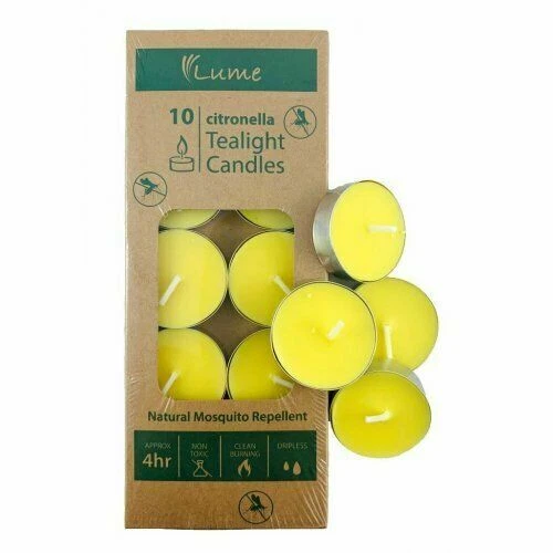 Bulk 100 PCS Citronella Tea Light Candles Tealights - Image 1 of 1
