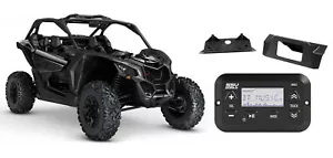 Digital Media Bluetooth Receiver Stereo for Can-Am Maverick X3+ Dash Install Kit - Picture 1 of 11
