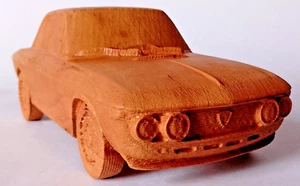 1:16 Lancia Fulvia Coupé HF Modello in Scala Auto in Legno Replica da Collezione - Foto 1 di 9