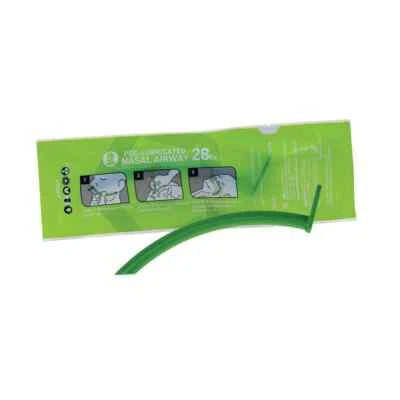 Safeguard Medical Nasopharyngeal Pre Lubricated NPA Airway Respiration Tube 28F