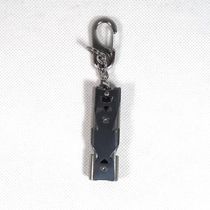 Stainless Whistle two tube Lifesaving Emergency Survival SOS high db outdoor - Picture 1 of 3