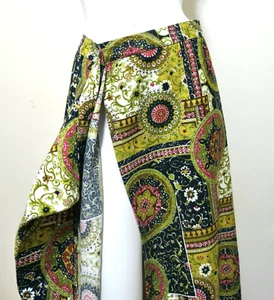 Vintage California 60s 70s Hippy Boho Midi Maxi Wrap Around Skirt S XS - Bild 1 von 6