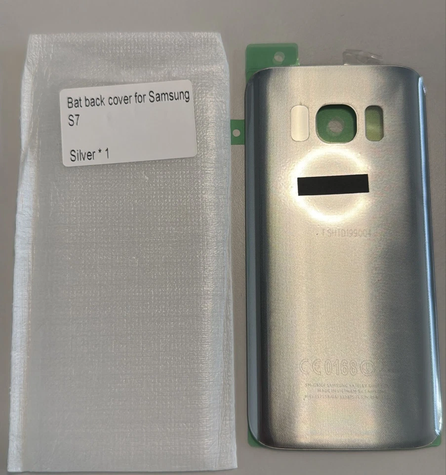 BACK COVER SCOCCA POSTERIORE COPRI BATTERIA SAMSUNG S7 SILVER - Immagine 1 di 1