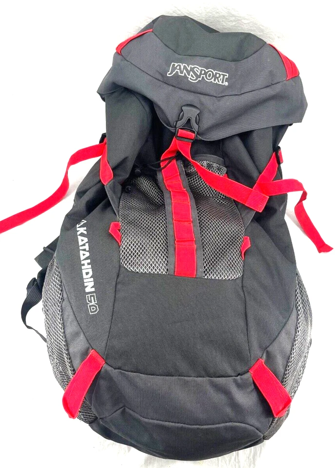 Mochila Jansport Katahdin50 Gris Senderismo Senderismo Montañismo Ajustable Foto 1 de 4