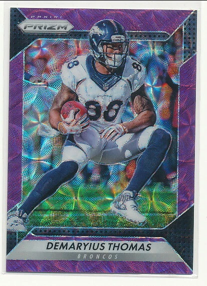 2016 Panini Prizm Demaryius Thomas Purple Scope Prizm #134 88/99 Jersey # - Image 1 of 1