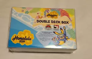 2024 Pokemon World Championships Competitor Double Deck Box Hawaii Honolulu - Picture 1 of 2