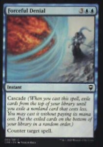 Forceful Denial - Commander Legends: #69, Magic: The Gathering NM R11
